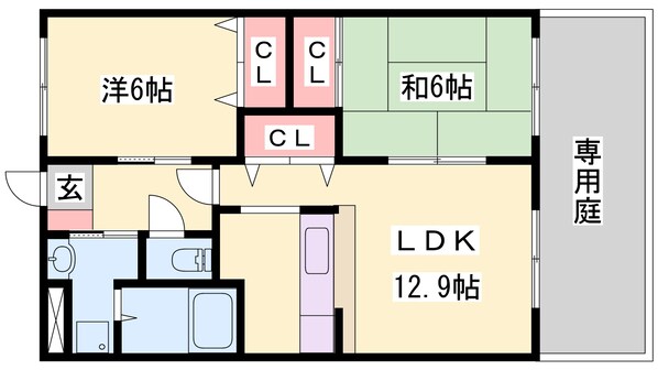 グランチェスタの物件間取画像